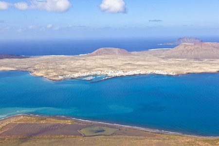 La Graciosa island, Lanzarote, Spainの写真素材