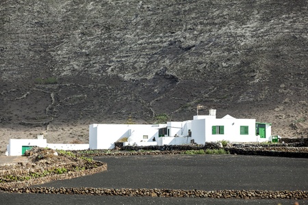 old farmouse in Lanzaroteのeditorial素材