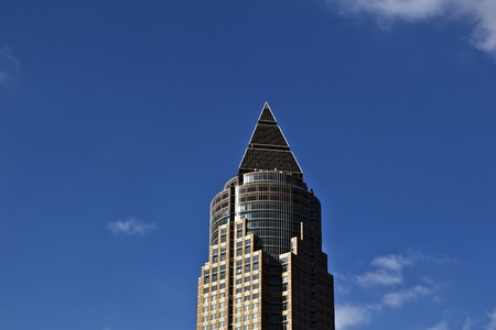 Messeturm - Fair Tower of Frankfurt, Germanyのeditorial素材