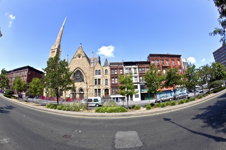 Ephesus Seventh-day church in Harlem, new Yorkのeditorial素材