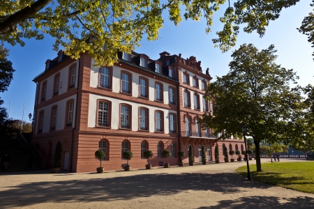 famous Biebrich Palace in Wiesbadenのeditorial素材