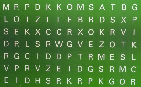 letter at at blue wallの写真素材