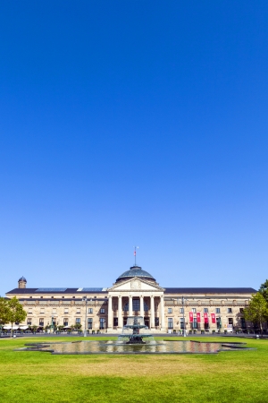 famous historic Casino in Wiesbaden,Germanyのeditorial素材