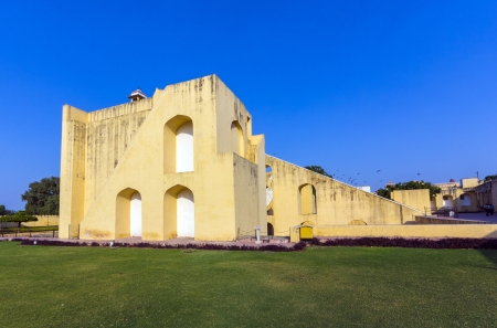 Astronomical instrument at Jantar Mantar observatory - Jaipur, Rajasthan, Indiaのeditorial素材