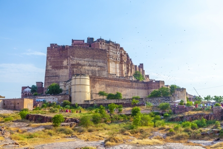 famous meherangarh fort in jodhpur - indiaのeditorial素材