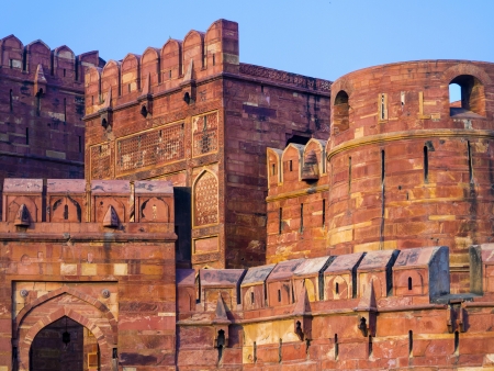 India: Agra Red Fort,  and one of the biggest tourist highlights, just 2 km of Taj Mahal. Built by...