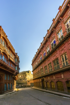 beautiful old haveli in Bikaner, Rajasthan, Indiaのeditorial素材