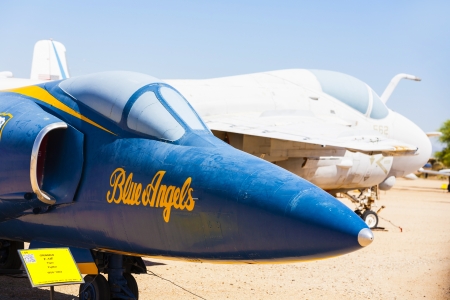 TUCSON, USA - JULY 14: visiting the Pima Air and space Museum at July 14, 2012 in Tucson, USA. The museum is one of the largest aviation museums in the world and maintains a collection of 700 aircrafts.のeditorial素材