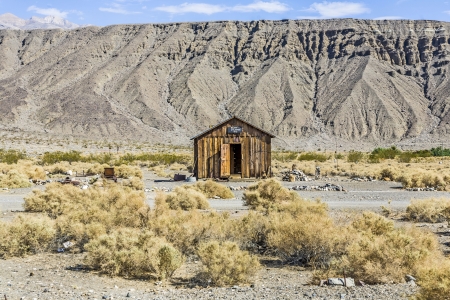 old prison of Ghost town and former Gold Town of Ballarat, near the Panamid mountainsの写真素材