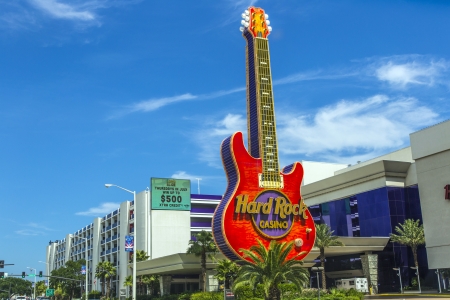 BELOXI, USA - JULY 17  famous hard rock casino on July 27, 2013 in Beloxi, USA  Hard Rock Hotel and Casino Biloxi is a AAA Four Diamond rated hotel with 318 rooms and suites のeditorial素材