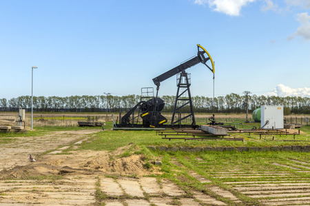 Production of mineral oil on the german island Usedom