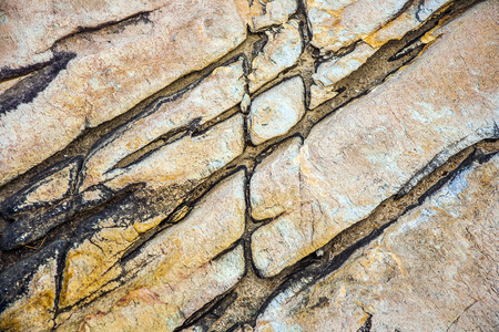 beautiful pattern in Stone at the coast in Thailand