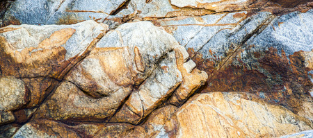 beautiful pattern in Stone at the coast in Thailand