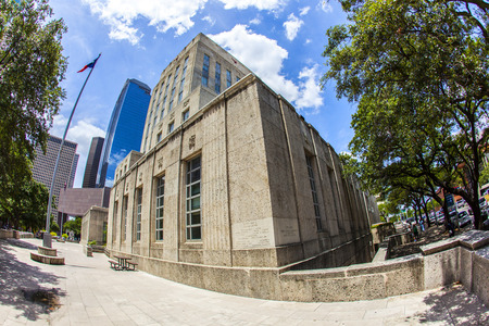 old city hall of Houston in daytimeのeditorial素材