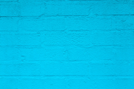 blue harmonic brick wall in americaの写真素材