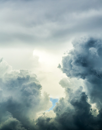 clouds before rainの写真素材