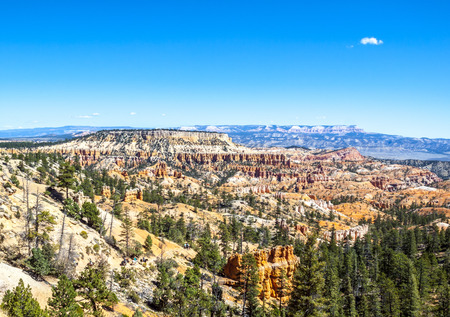 Great spires carved away by erosion in Bryce Canyon National Park, Utah, USA