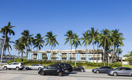 MIAMI, USA August 19, 2014: Bayside Marketplace in Miami, USA. It is a festival marketplace and the top entertainment complex in Downtown Miamiのeditorial素材