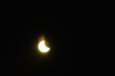 partial sun eclipse on MARCH 20, 2015 in Germany