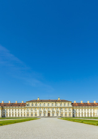 historic castle Schleissheim near Munich under blue skyのeditorial素材