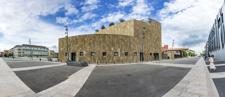 FRANCE - JULY 6, 2016: famous theater Grand theatre de Provence  bult by architect Vittorio Gregotti...