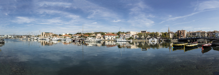 view to scenic old village of Martigues at the french rivieraのeditorial素材