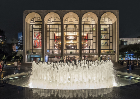 NEW YORK, USA - NOV 4, 2017: The Metropolitan Opera House in New York City at Lincoln Center.のeditorial素材