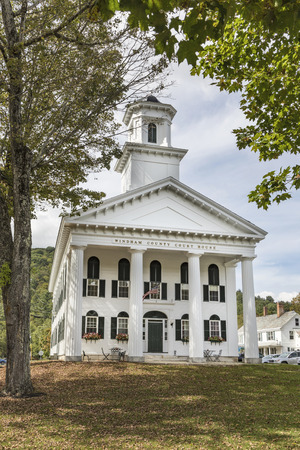 old windham country court houseのeditorial素材