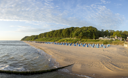 sunrise at baltic sea in Koserow, Usedom, Germany