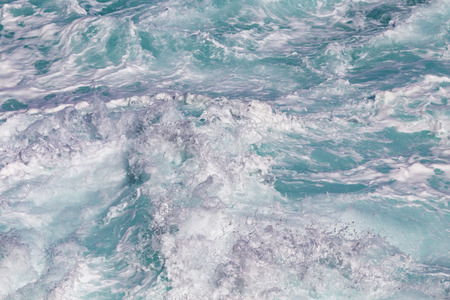 detail of water with waves and foam