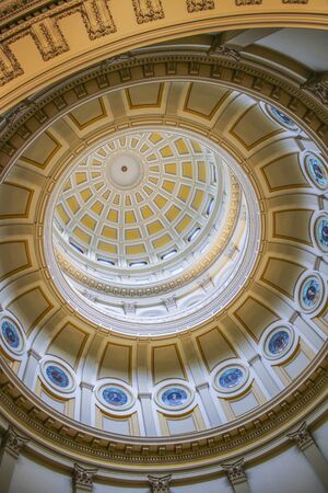 Denver, USA - May 10, 2019: Colorado State Capitol Building and Interior.のeditorial素材