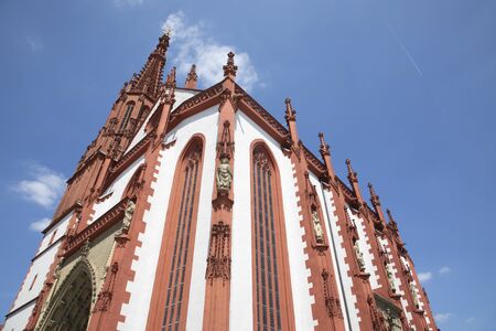 Marienkapelle, St. Mary's Chapel in Wurzburg - Bavaria, Germanyの写真素材