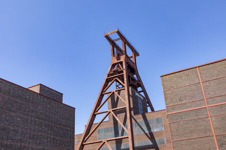 Essen, Germany - July 23, 2019:  Industrial complex Zollverein hosts a regional museum in the former coal Washery, Essen, Germanyのeditorial素材