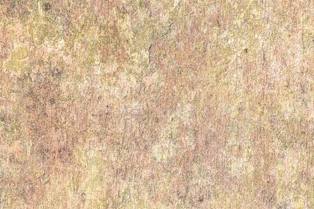 harmonic wall background of old peeling color in warm orange colorの写真素材