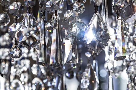 lantern in diamond glass style as symbol for glamourの写真素材