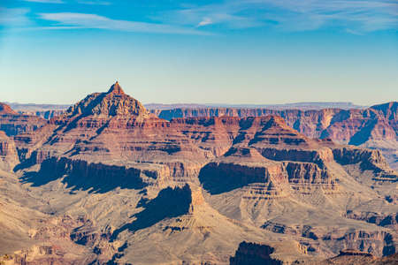 scenic view to the Grand Canyon, USAの写真素材
