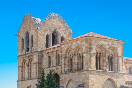 View to San Vincente de Avila, Spainの写真素材