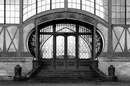 Dortmund, Germany - February 2, 2018: Zeche Zollern is a decommissioned hard coal mine complex in the northwest of Dortmund city in Germany.のeditorial素材