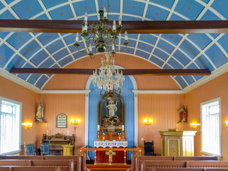 Strandarkirkja , Iceland - June 2, 2023: The holy Strandarkirkja Church in South Iceland - Iceland's Miracle Churchのeditorial素材