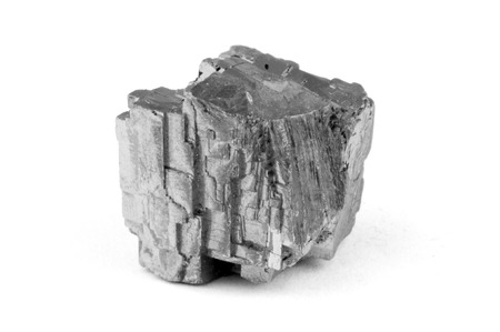 Macro photo of a piece of lead ore