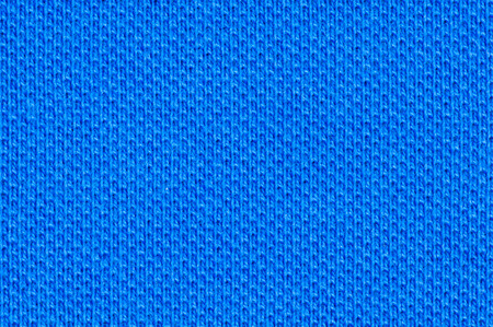 Bright blue cotton pique textileの写真素材