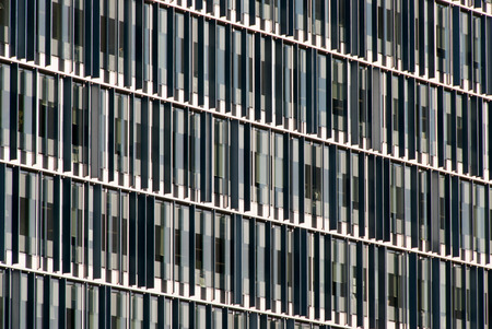 Photo of a London, UK office building with narrow vertical windowsのeditorial素材
