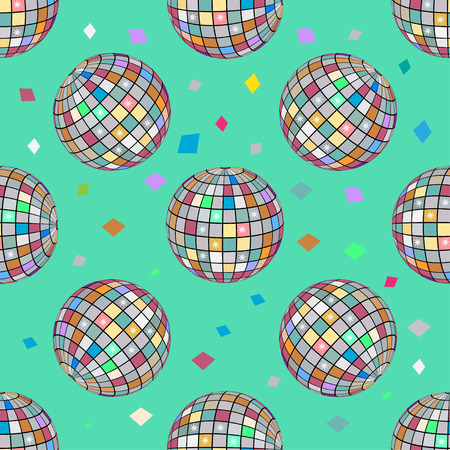 texture with graceful and colourful spheres. The vector image.のイラスト素材