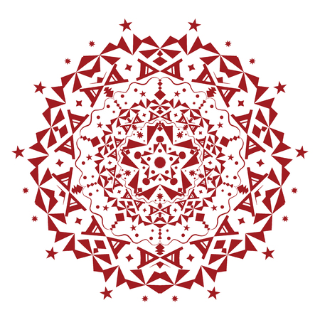 Vector ornament. Beautiful ornamental element. Geometric abstractのイラスト素材