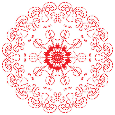 Mandala Meditative Asian style arabesqueのイラスト素材