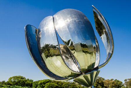 Buenos Aires, Argentina - December 10, 2016: Floralis generica monument
