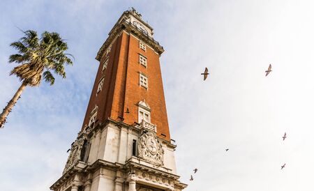 Torre Monumental clock tower in Retiro neighborhood, Buenos Aires, Argentinaの写真素材