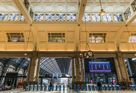 Buenos Aires, Argentina - June 22, 2017: Newly renovated Retiro train station