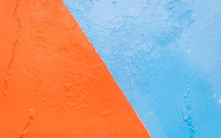 Abstract background of a colorful painted wall. Pattern and texture.の写真素材