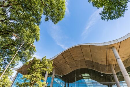 Buenos Aires, Argentina - January 20, 2018: Government building by Norman Fosterのeditorial素材